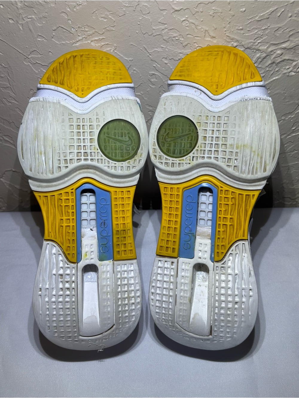 Nike Women's Air Zoom SuperRep 3 White University Gold" colorway Size 8 - Picture 8 of 10
